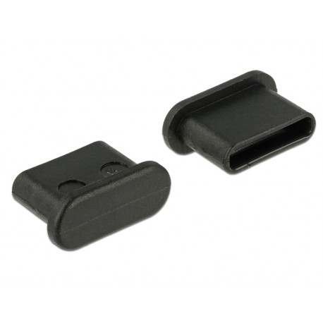 Delock Dust Cover for USB Type-C female without grip black