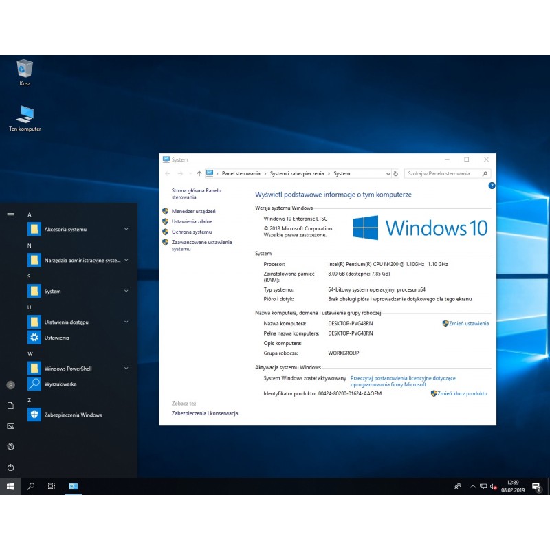 Microsoft Windows 10 Iot Enterprise Ltsc 19 Value Eng Minipc Pl