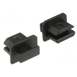 Delock Dust Cover for mini Displayport female with grip black
