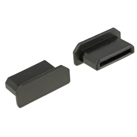 Zaślepka gniazda HDMI mini-C żeńskiego bez uchwytu czarna Delock 64028