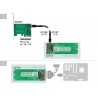Delock Converter SATA 22 pin / SFF-8643 NVMe > 1 x M.2 Key M